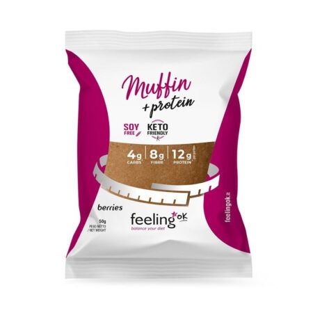 FeelingOk Protein Muffin Με Μούρα 50gr