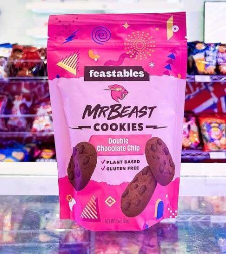 feastables mr beast cookies double chocolate 1