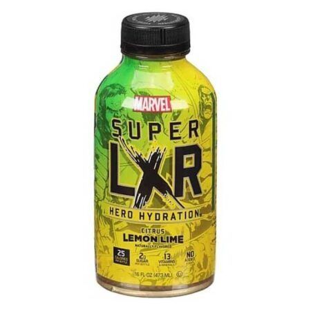 Marvel Super LXR Hero Hydration by Arizona Citrus Lemon Lime 473ml Marvel Super LXR Hero Hydration by Arizona Citrus Lemon Lime 473ml