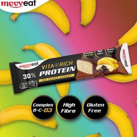 mooveat vita rich protein bar choco banana 60gr 1