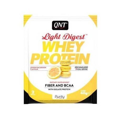qnt light digest whey protein 40gr lemon macaroon qnt light digest whey protein 40gr lemon macaroon