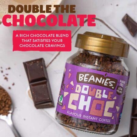 Beanies Coffee Double Chocolate Flavour Instant Coffee ΧΓ 50gr 1
