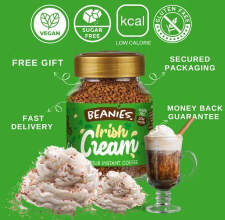 Beanies Coffee Irish Cream Flavour Instant Coffee ΧΓ 50gr 1