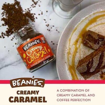 Beanies Creamy Caramel Flavoured Instant Coffee 50 g 2