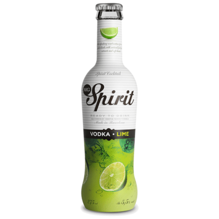 MG Spirit Vodka Lime 275ml 5.5