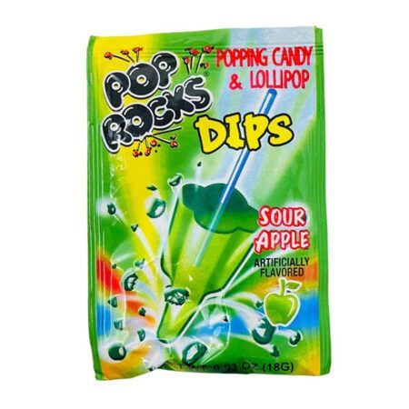 Pop Rocks Dips Sour Apple 18gr