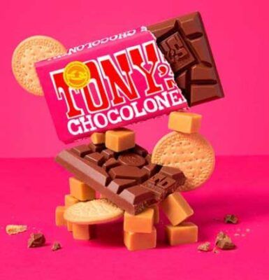 Tonys Chocolonely Milk Chocolate Caramel Biscuit 180G 1
