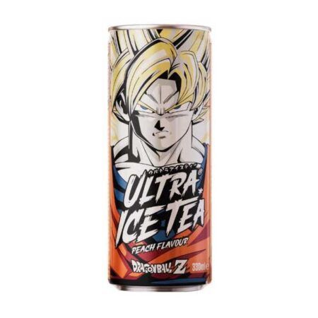 Ultra Ice Tea Dragon Ball Z Vegeta Peach Flavour Can 330ml