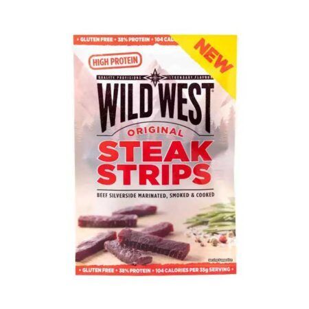 Wild West Steak Strips Beef Jerky ORIGINAL 25g