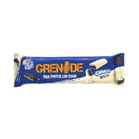 grenade high protein oreo white bar 60gr