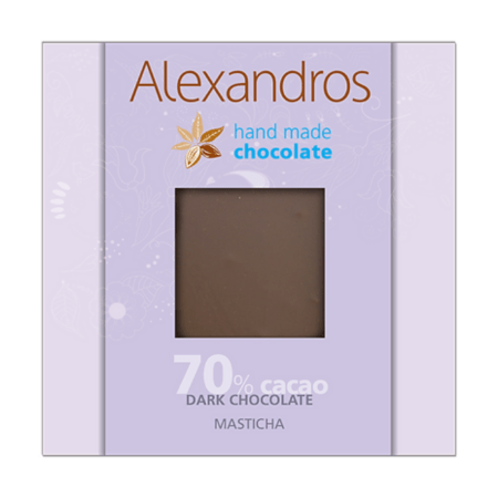 Alexandros Χειροποίητη Σοκολάτα Υγείας Με Μαστίχα 90g