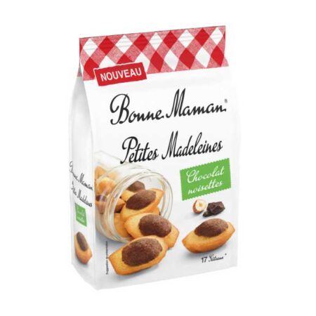 BONNE MAMAN Petites madeleines chocolat noisettes