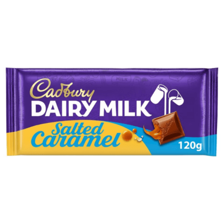 Cadbury Dairy Milk Salted Caramel Chocolate Bar 120g