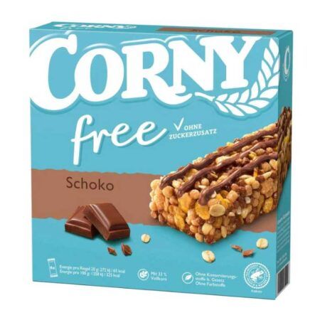Corny Free Cereal Bars Choco 120gr