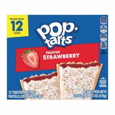 Kelloggs Pop Tarts Frosted Strawberry 576gr