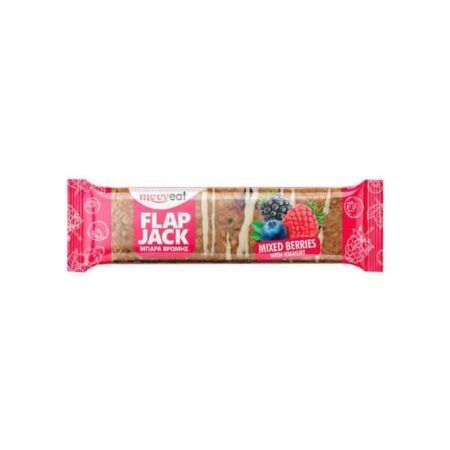 Mooveat Flapjack Μπάρα Βρώμης Mixed Berries with Yogurt 80gr