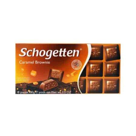 Schogetten Caramel Brownie Chocolate 100 gram