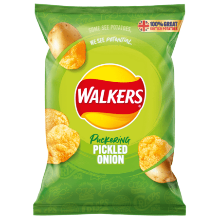 Walkers Crisps Pickled Onion