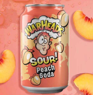 Warheads Sour Peach Soda 355ml 1