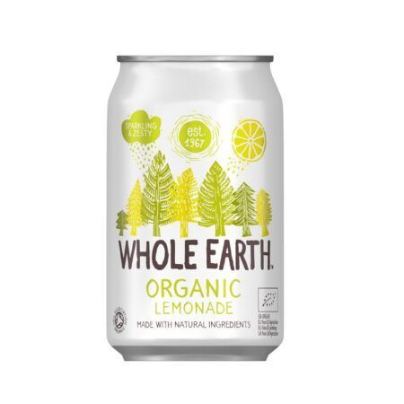 Whole Earth Ανθρακούχο Ποτό Λεμόνι 330ml