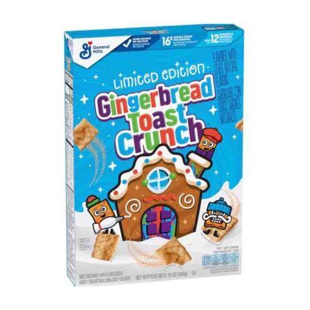 General Mills Gingerbread Toast Crunch Cereal Winter Edition 340gr