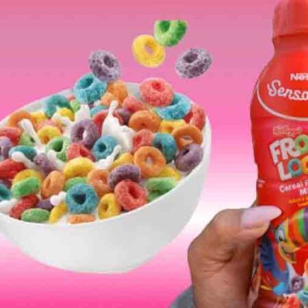 Kelloggs Froot Loops Cereal Milk 414ml 1