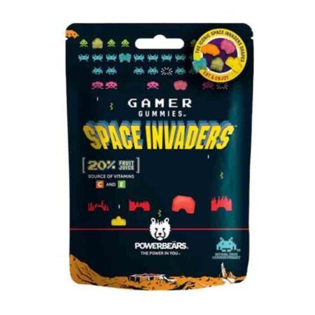 Powerbears Space Invaders Gamer Gummies 50gr