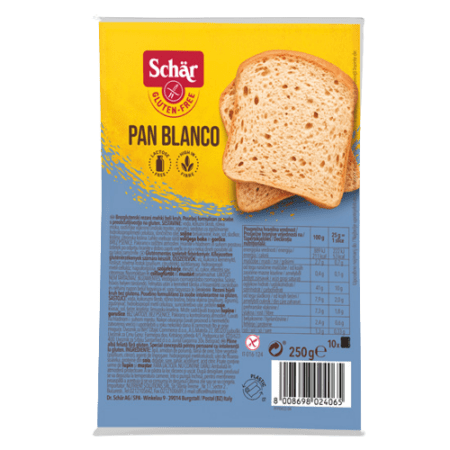 Schar Pan Blanco Ψωμί Λευκό Σε Φέτες ΧΓ 250gr