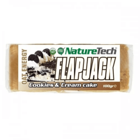 ΝatureTech Flapjack – Μπάρα Βρώμης Cookies And Cream 100gr