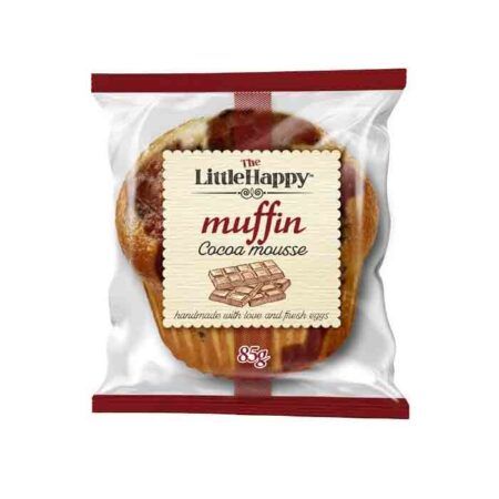 Τhe Little Happy Muffin Cocoa Ατομικό Γλυκό Σνακ 85gr