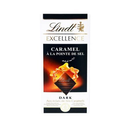 Lindt Excellence Dark Caramel Sea Salt Bar 100gr