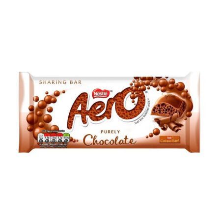 Nestle Aero Milk Chocolate Sharing Bar 90gr