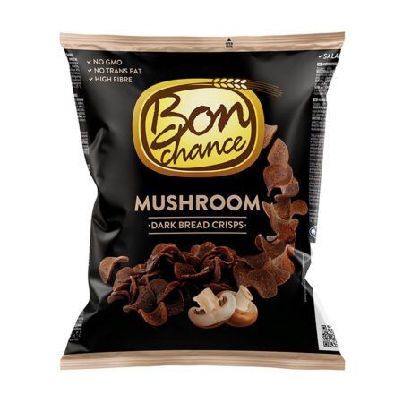 Bon Chance Mushroom Dark Bread Crisps 120gr