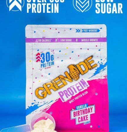 Grenade Protein Whey Protein Blend Vanilla Birthday Cake Flavour 480gr 1