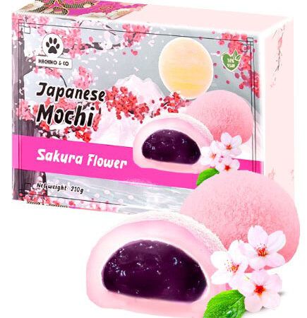 Hachiko And Co 6 Japanese Mochis Sakura Cherry Blossom 210gr 1