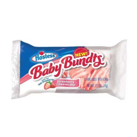 Hostess Strawberry Cheesecake Baby Bundts 2 Pack 71gr