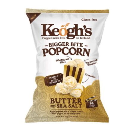 Keoghs Butter Sea Salt Popcorn 70gr