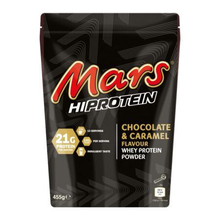Mars Hi Protein Chocolate Caramel Whey Protein Powder 455g