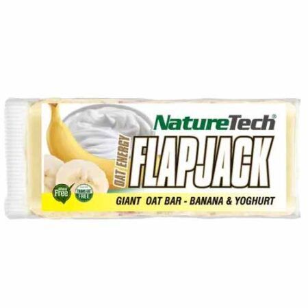 NatureTech Flapjack Oat Energy Bar Μπάρα Βρώμης Μπανάνα Γιαούρτι 100gr