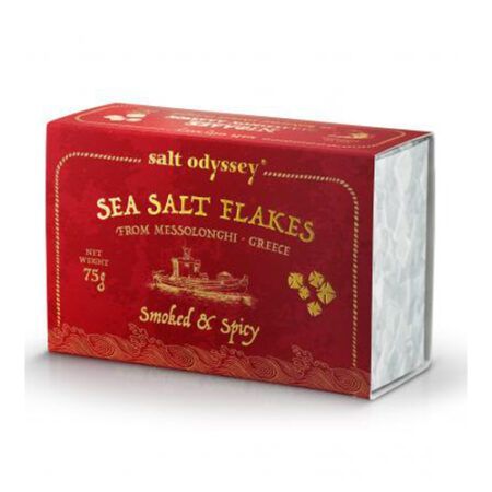 Salt Odyssey Sea Salt Flakes Smoked Spicy 75gr