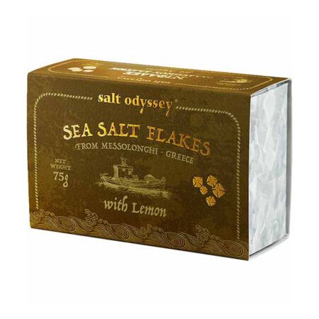 Salt Odyssey Sea Salt Flakes With Lemon 75gr