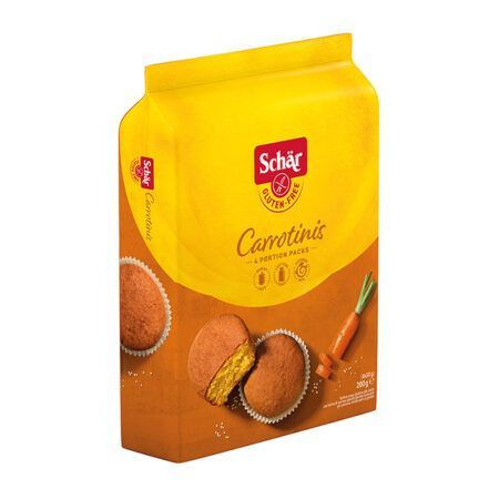 Schar Carrotinis Κεκάκια Μάφιν Με Καρότο Κινόα ΧΓ 200gr