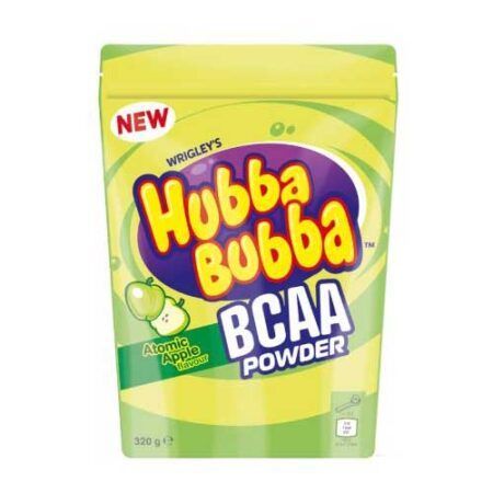 Wrigleys Hubba Bubba BCAA Powder Atomic Apple Flavour 320gr