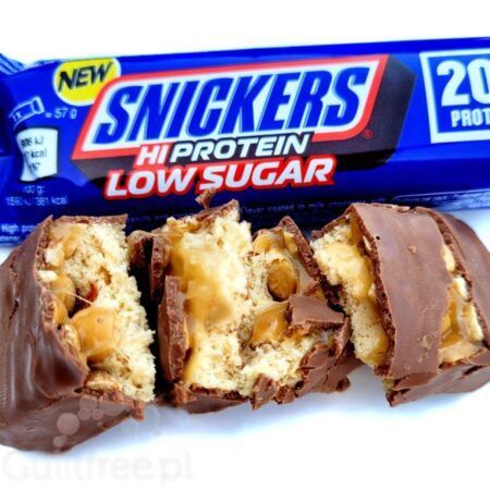 snickers hi protein low sugar caramel peanut butter 20g protein