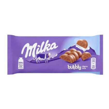 Milka Σοκολάτα Γάλακτος Bubbly Alpine Milk 100gr