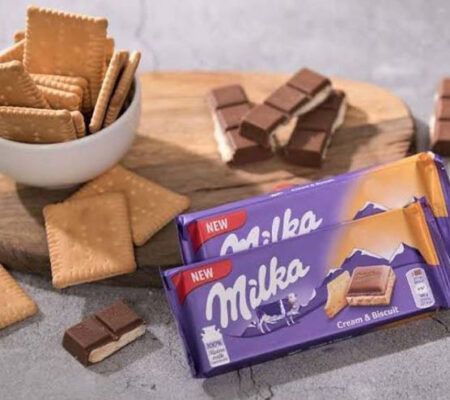 Milka Σοκολάτα Γάλακτος Cream Biscuit 100gr 2