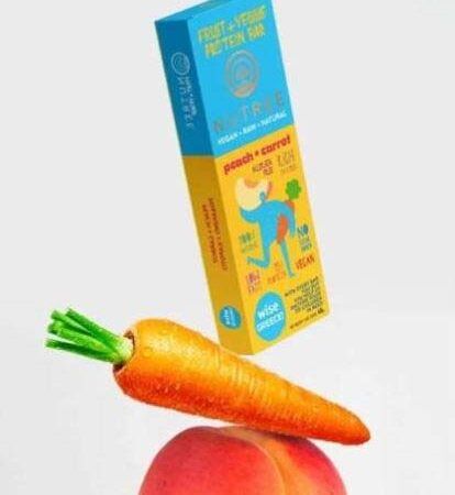 NUTREE Raw Energy Peach Carrot Bar ΧΓ 60gr 1