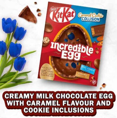 Nestle Kit Kat Caramel Cookie Collision Chocolate Incredible Easter Egg 512gr 1