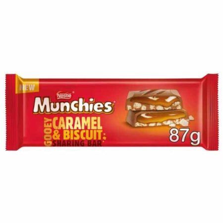 Nestle Munchies Gooey Caramel Biscuit Sharing Bar 87gr