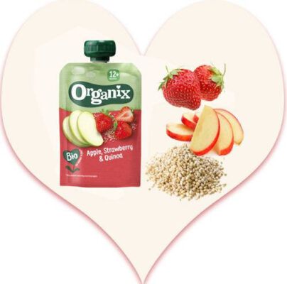 Organix Apple Strawberry Quinoa 100gr 1